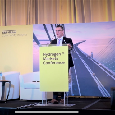 A photo of Eric Guter, Air Products VP, Hydrogen for Mobility
